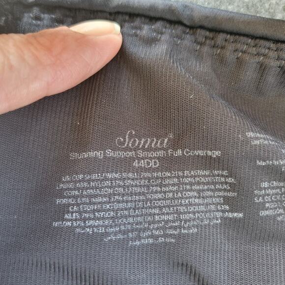 SOMA Size 44DD Bra Stunning Support Balconette Smooth Full Coverage Underwire - Picture 5 of 6